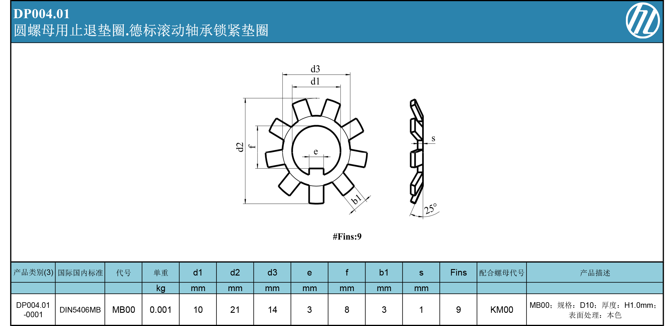 DP004.01-DIN5406-D10XH1.0--T2